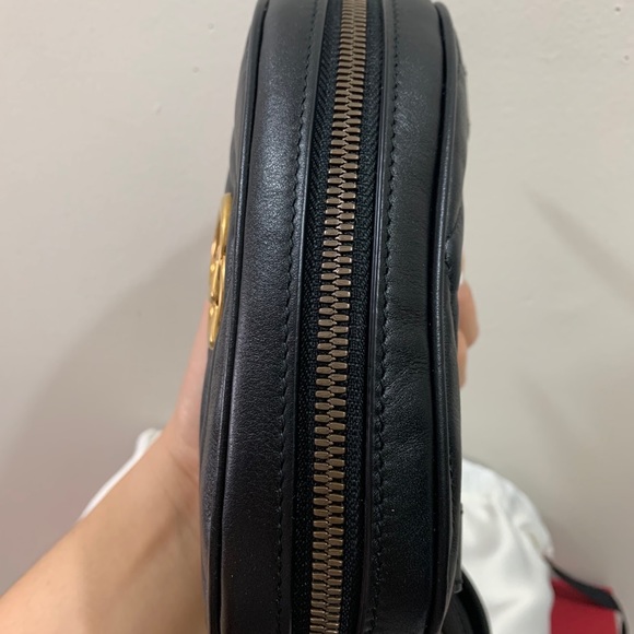 ❤️SOLD❤️GG Marmont matelassé leather beltbag - Picture 6 of 17